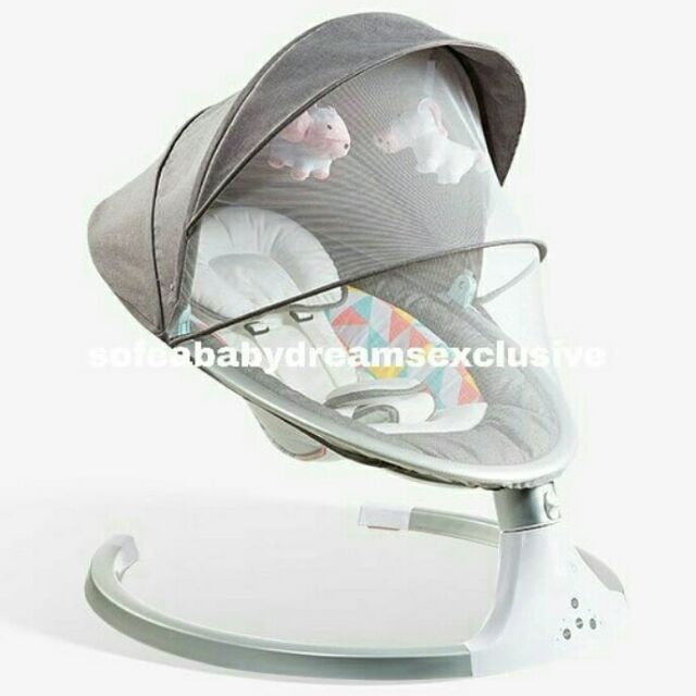 Ready Stock Kub Baby Cradle Swing Auto With Mosquito Net