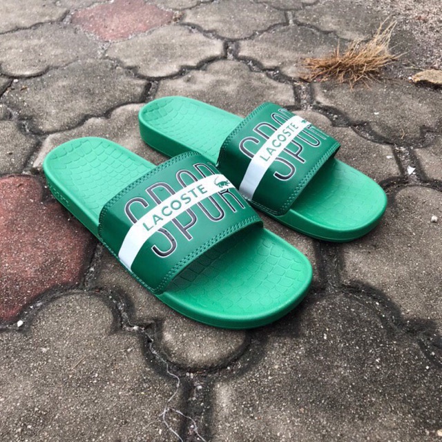 lacoste pool slides