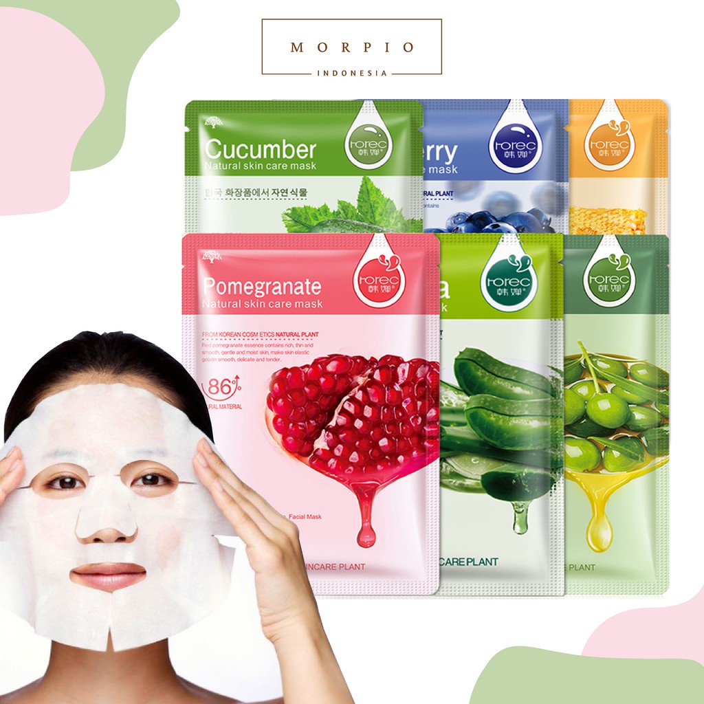 Mask Muka HcHana Rorec Facial Masker Face Woman