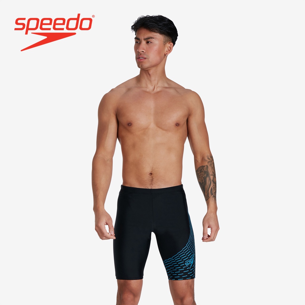 Speedo Men's Swimwear - Medley Logo Jammer - Black - 8-11355G814 ...