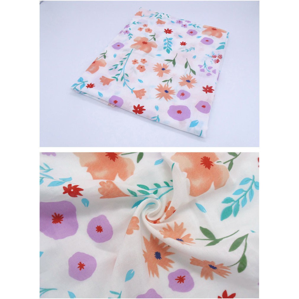Kain Muslin, Kain Lampin, Gauze Fabric, Cotton Gauze DIY, Swaddle Baby