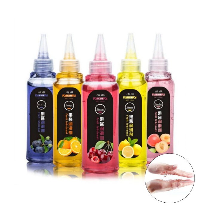 Fruit Flavored 150ml Edible Lubricants Water Based For Anal Sex Lube 9695