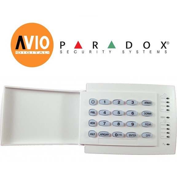 Paradox K10H Alarm 10 zone LED keypad builtin 1zone input Shopee