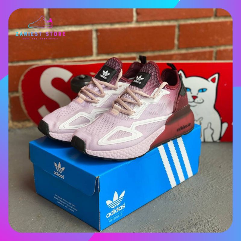 adidas zx 2k boost maroon