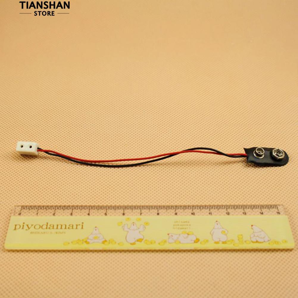 Doll House Accessory,1/12 Dollhouse Lamp Lighting Connector Extension Line Cable for 9V Power Battery 1# 