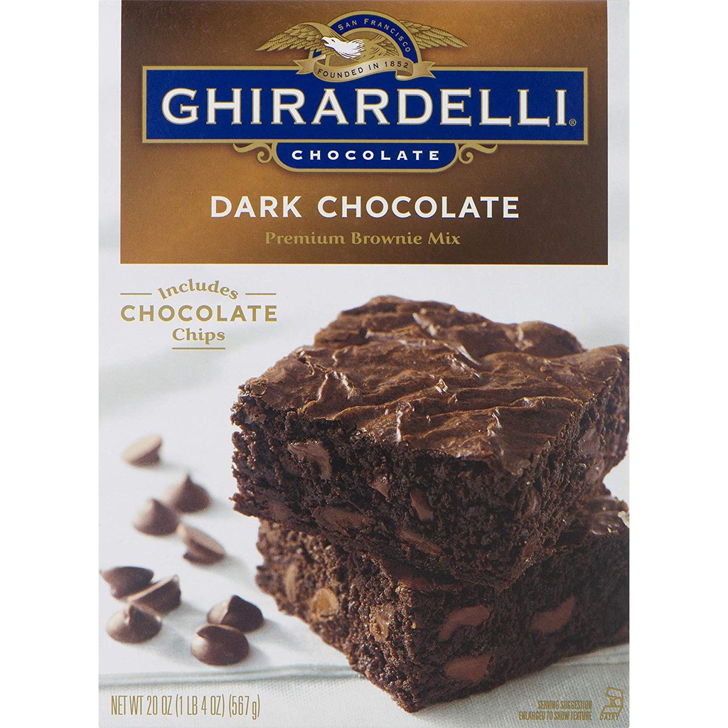Ghirardelli Dark Chocolate Brownie Mix 567g Shopee Malaysia