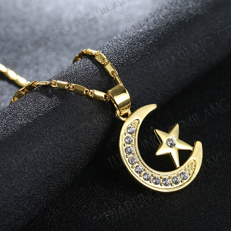 Kalung Necklace Loket Islamic ARABIC ISLAM STYLE Muslim Pendant