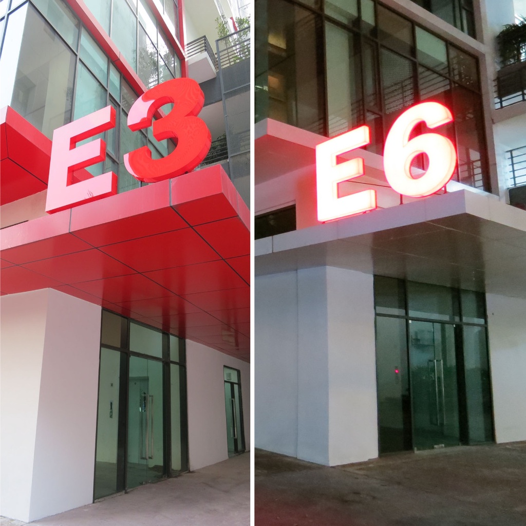 Custom Made Frontlit 3D Boxup Signage with LED Lighting Shopee Malaysia