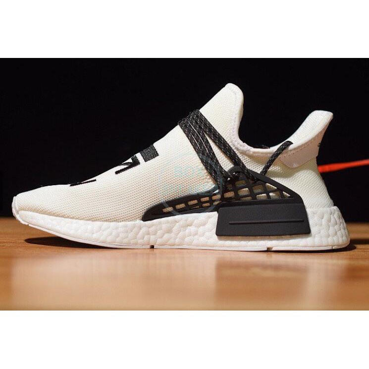 Ready stock off-white x Pharrell X Adidas NMD Human Race BB0616 Original  shoes lowest price | Shopee Malaysia