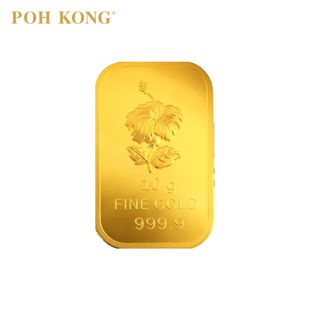  POH  KONG  999 9 Gold Bunga Raya Bar 10g Shopee Malaysia 