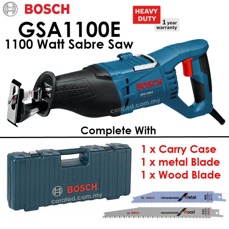 Corated Bosch Gsa1100e Sabre Saw 1 Year Warranty Shopee Malaysia