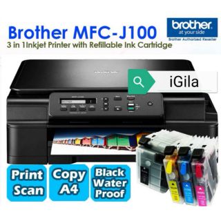 BROTHER T310 J100 DCP-J100 3IN-1 PRINTER WITH CISS (J100 ...