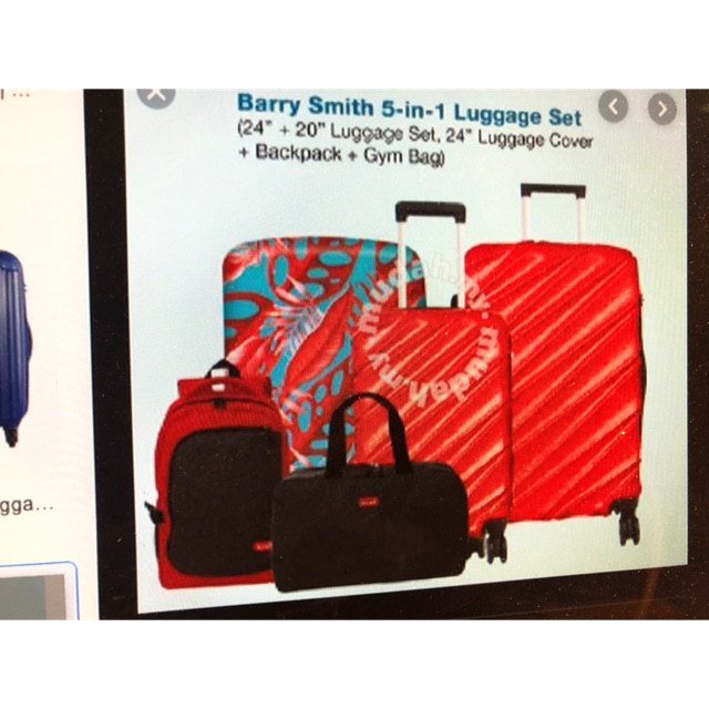 barry smith 3 in 1 luggage set