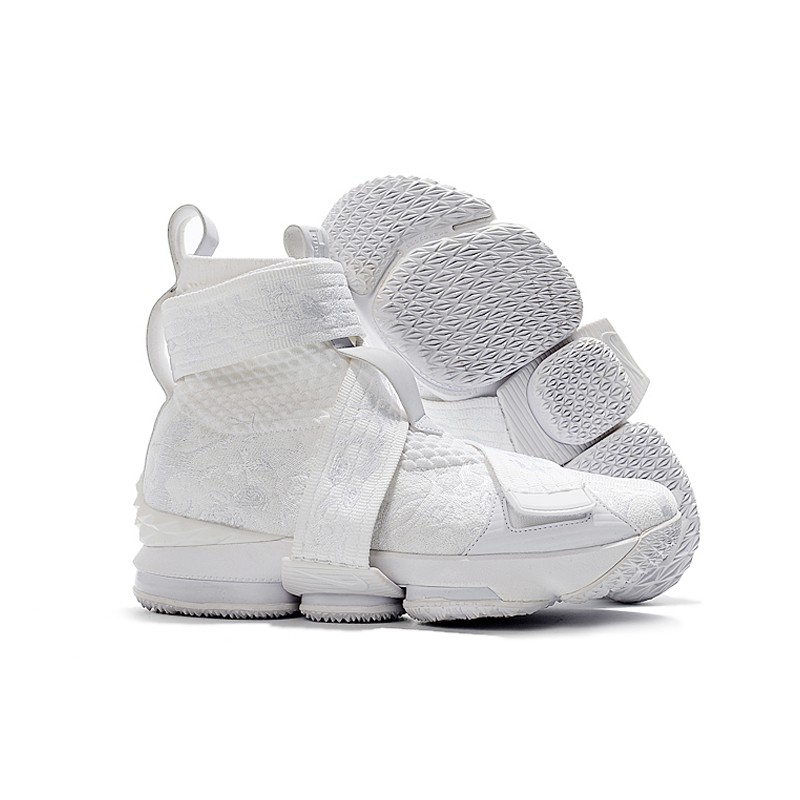 lebron 15 kith white