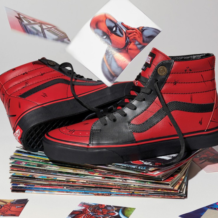 vans sk8 hi marvel