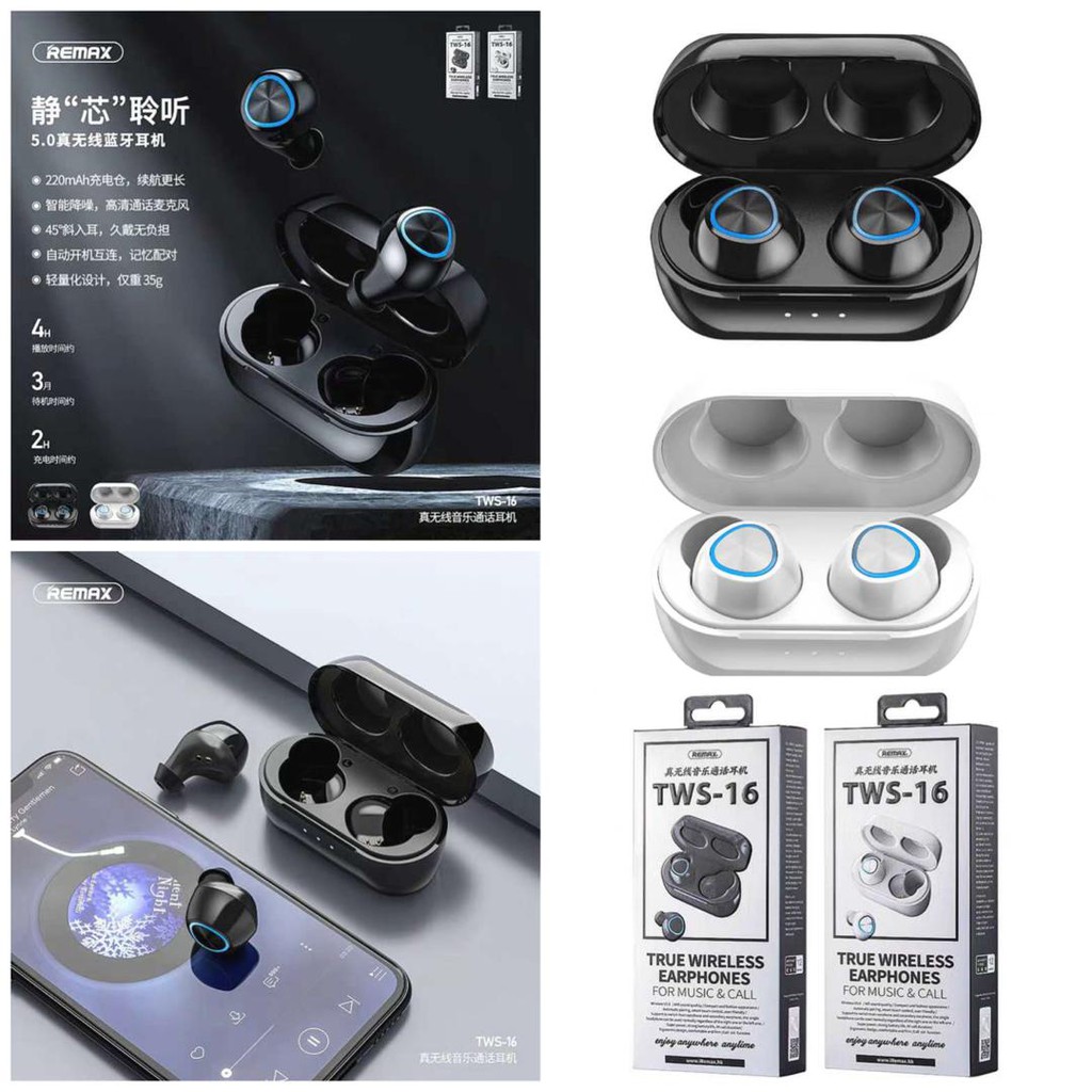 remax true wireless earbuds tws 16