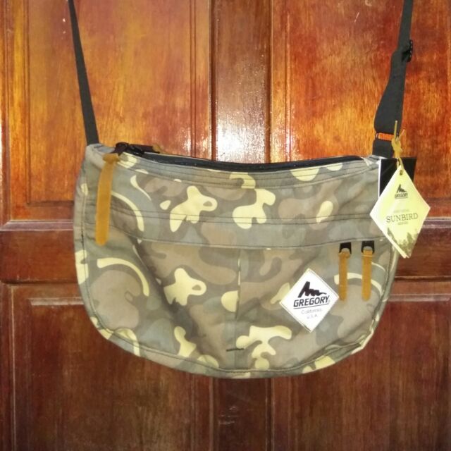 gregory camo sling bag