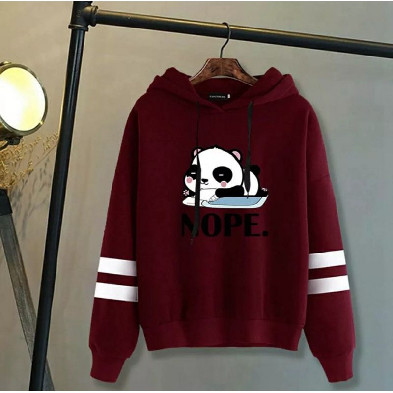 plus size panda hoodie