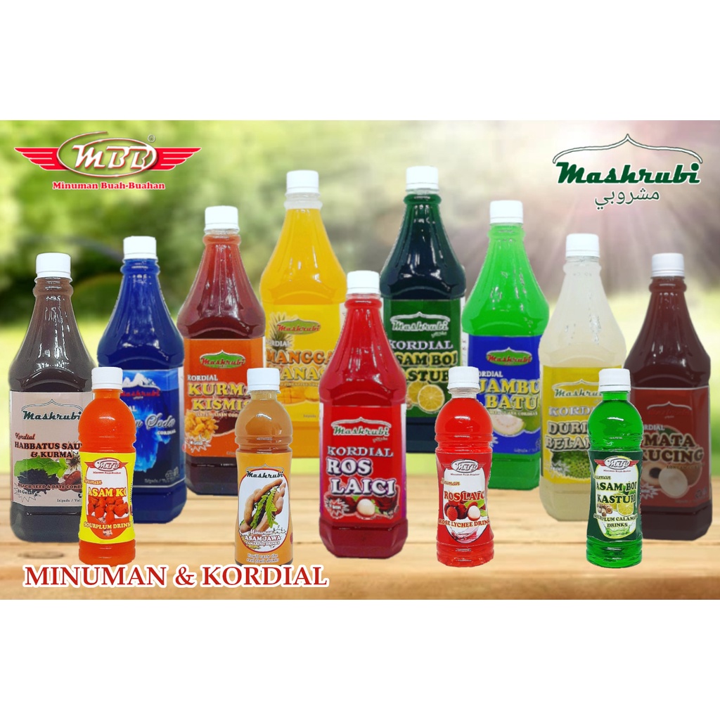 MBB MASHRUBI Kordial Buah-Buahan 1+8 (Fruits Cordial) | Shopee Malaysia