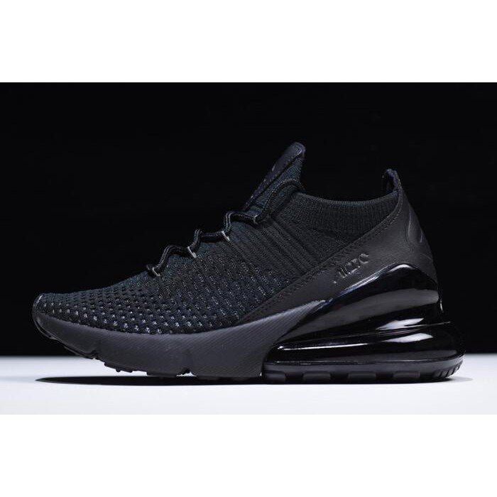 nike air max 270 flyknit triple black release date