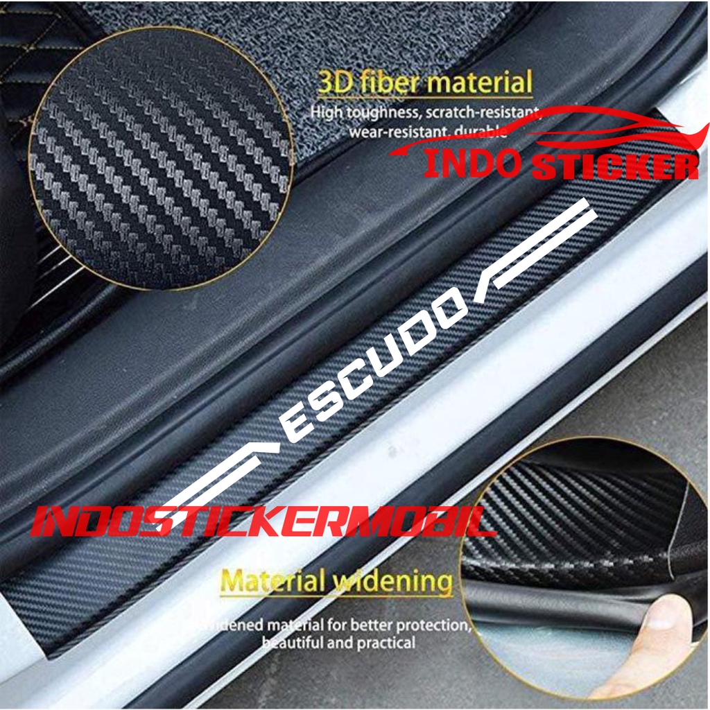 SUZUKI ESCUDO CAR STICKER 3D CARBON STICKER CAR FOOTPRINT PROTECTOR ESCUDOSUZUKI