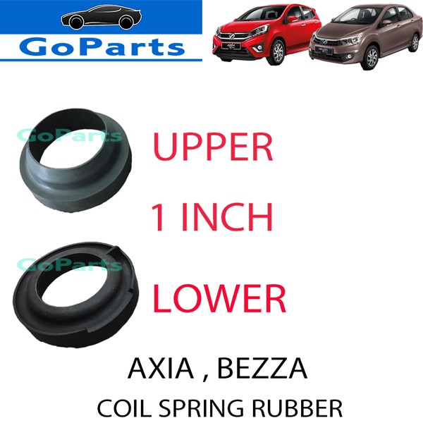 AXIA / BEZZA REAR COIL SPRING RUBBER 1 INCH (UPPER & LOWER 
