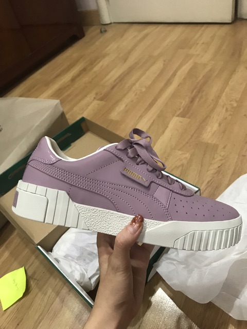 puma cali nubuck purple