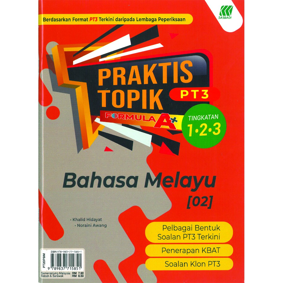 Praktis Topik Formula A+ PT3 Bahasa Melayu