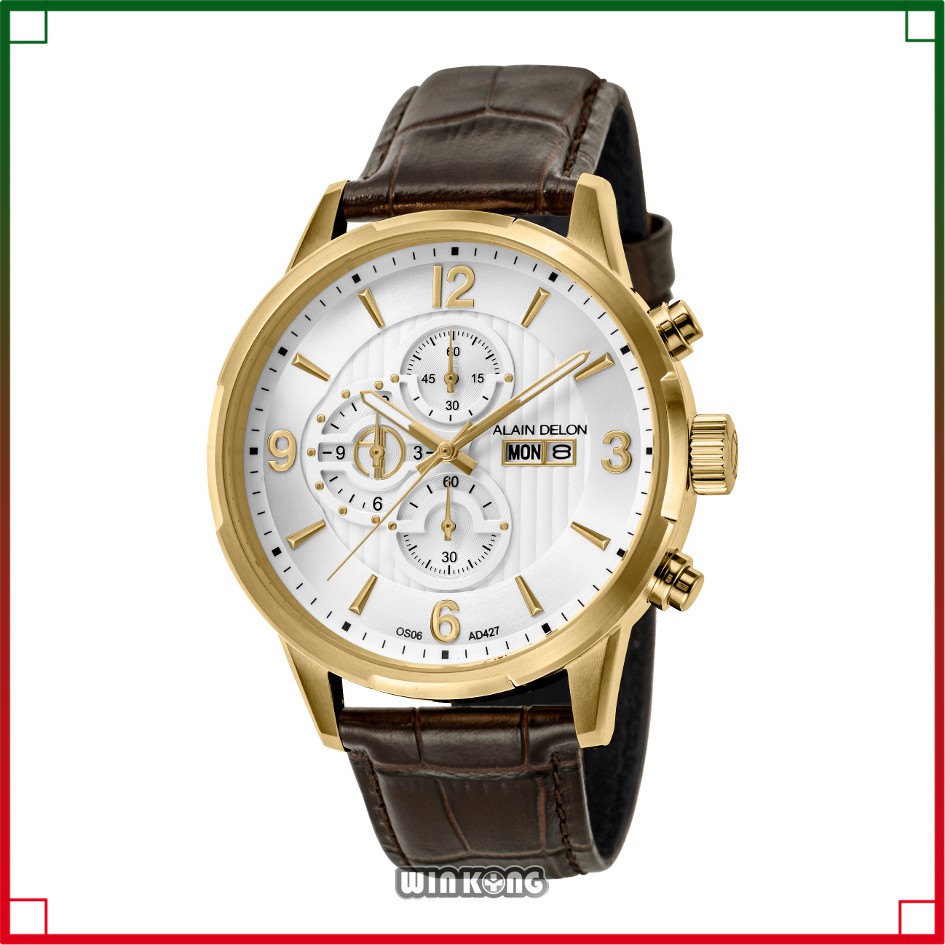 ALAIN DELON CHRONOGRAPH AD427-1215C | Shopee Malaysia