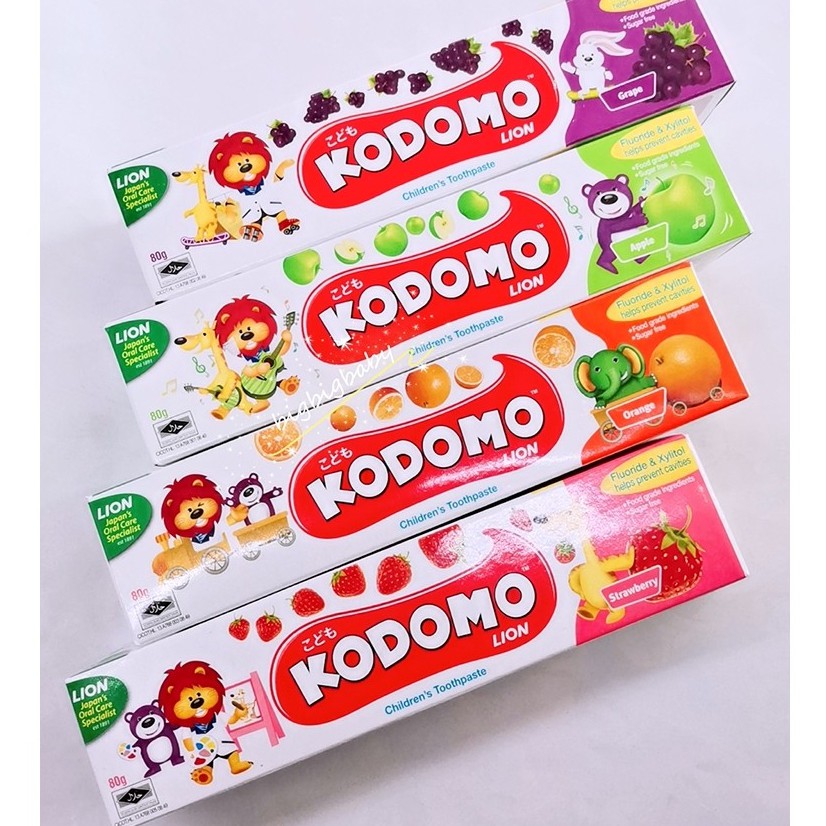 KODOMO Lion ToothpasteAssorted Flavour 40g/80g Shopee Malaysia