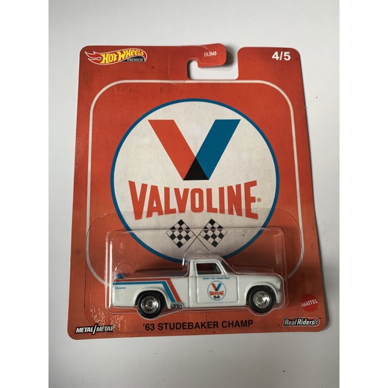 Hot Wheels Premium 63 Studbaker Champ Valvoline