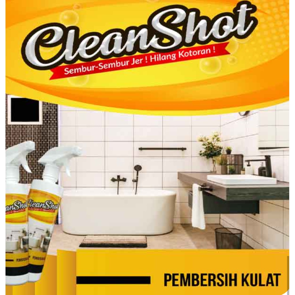 Pencuci Karat Dan Kotoran Sinki Tandas Dan Bilik Air Clean Shot