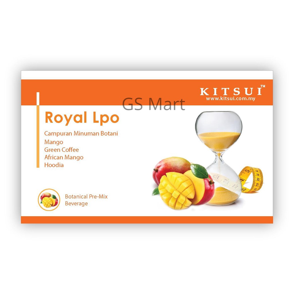 Kitsui Royal Lpo 15g X 15s Sachets Burn Excess Fat Shopee Singapore