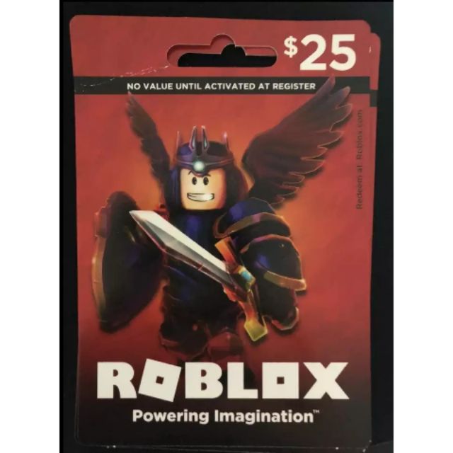 25us Roblox Gift Card Recharge Card 充值卡 Shopee Malaysia - robux gift card 25