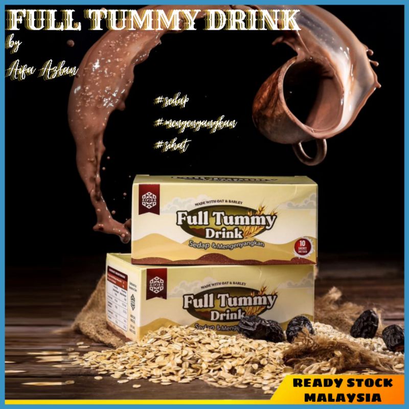 [ ORIGINAL HQ ] Full Tummy Drink AIFA AZLAN Susu Lembu Dan Kambing