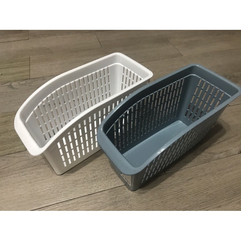 Plastic Storage Basket Pantry Kitchen Organizer Shopee Malaysia