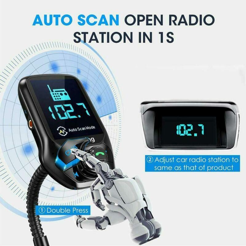 Multi Reliable Bluetooth-compatible Car FM Transmitter MP3 Player Adapter K5N8 Radio Hands M9V8 Quality - Image 3