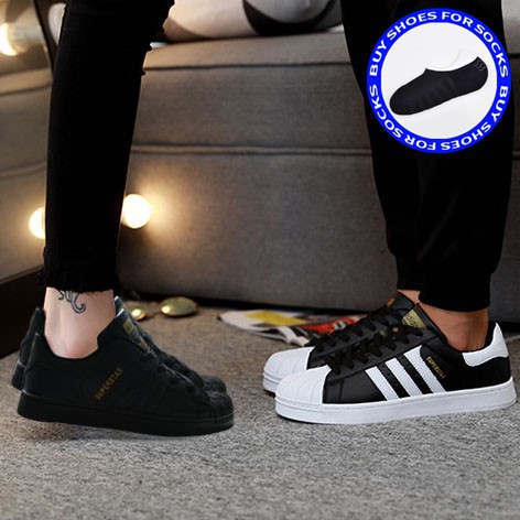 adidas superstar couple shoes