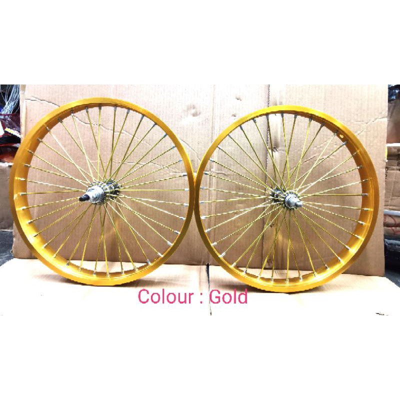 Rim Jejari tebal sesuai untuk basikal size 20"x1.75, 1.95 x 2.125