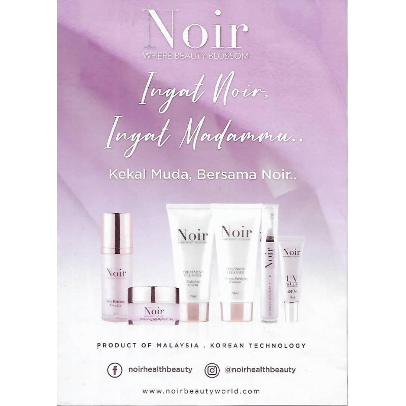 Buy Noir Skincare Produk Untuk Atasi Jeragat Seetracker Malaysia