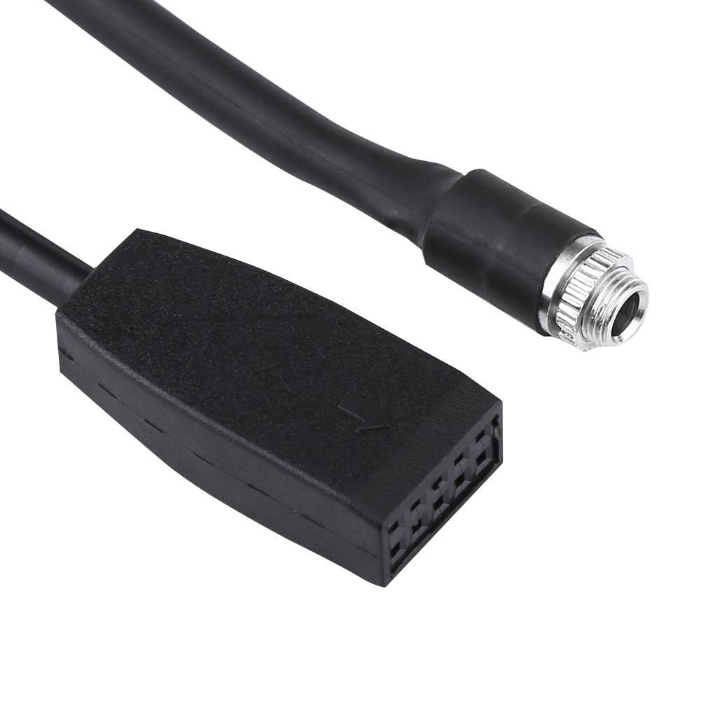 3.5mm Female Adapter CD Player AUX Jack Audio Input Cord Cable for E46 99-06