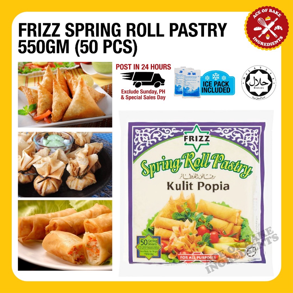 Frizz Spring Roll Pastry (50 Sheets)