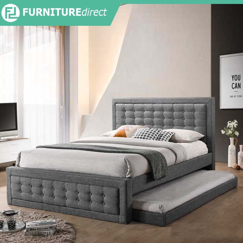 Furniture Direct STARIA Single Queen King Size Pull Out Bed FrameGrey Shopee Malaysia