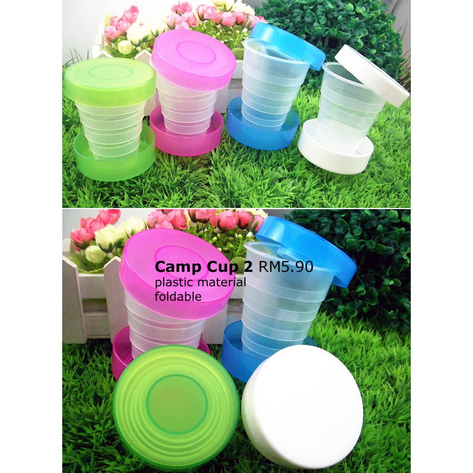 Camping Cup Foldable PVC Shopee Malaysia