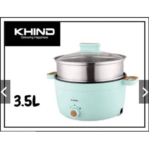 KHIND MULTI COOKER POT WITH STAINLESS STEEL STEAM TRAY MCP350S(3.5L) Shopee Malaysia