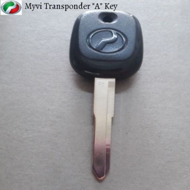 Perodua Myvi Axia Transponder Key Shopee Malaysia