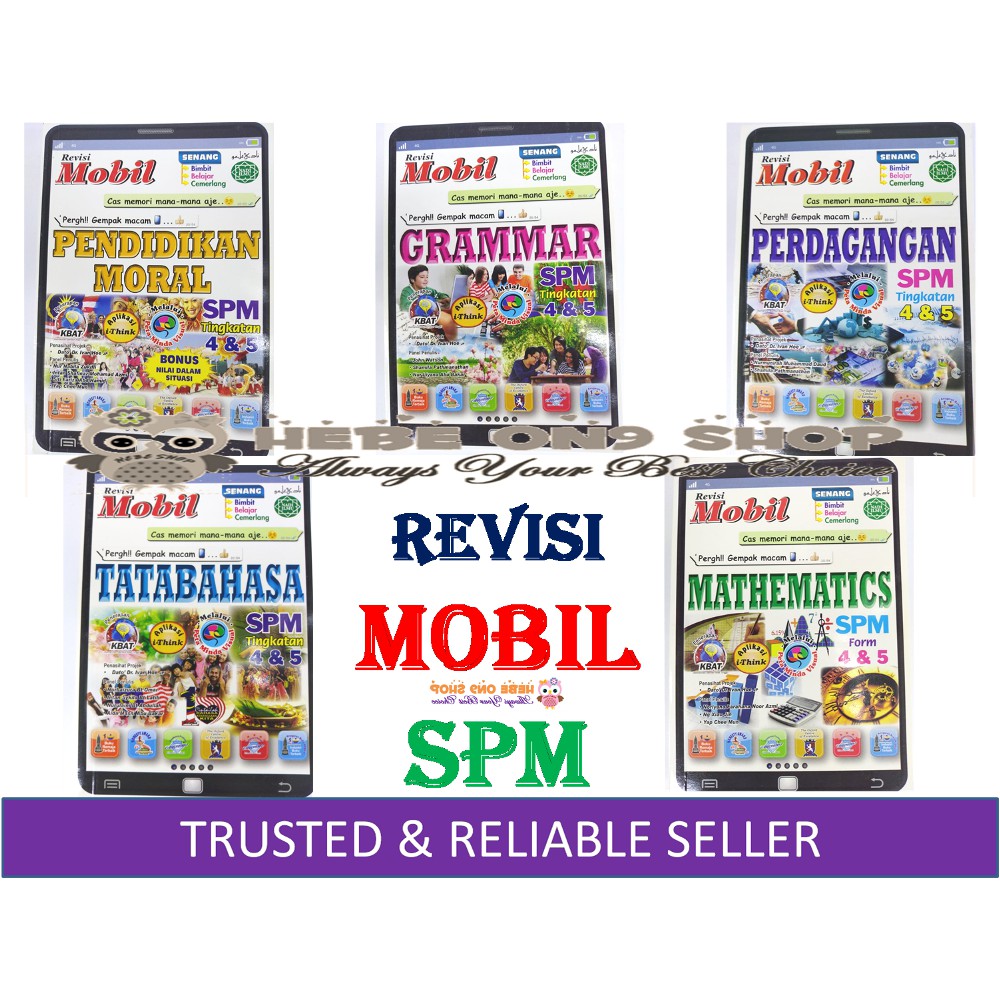 Buku Rujukan SPM Revisi Mobil Tingkatan 4 & 5 KBAT / i ...