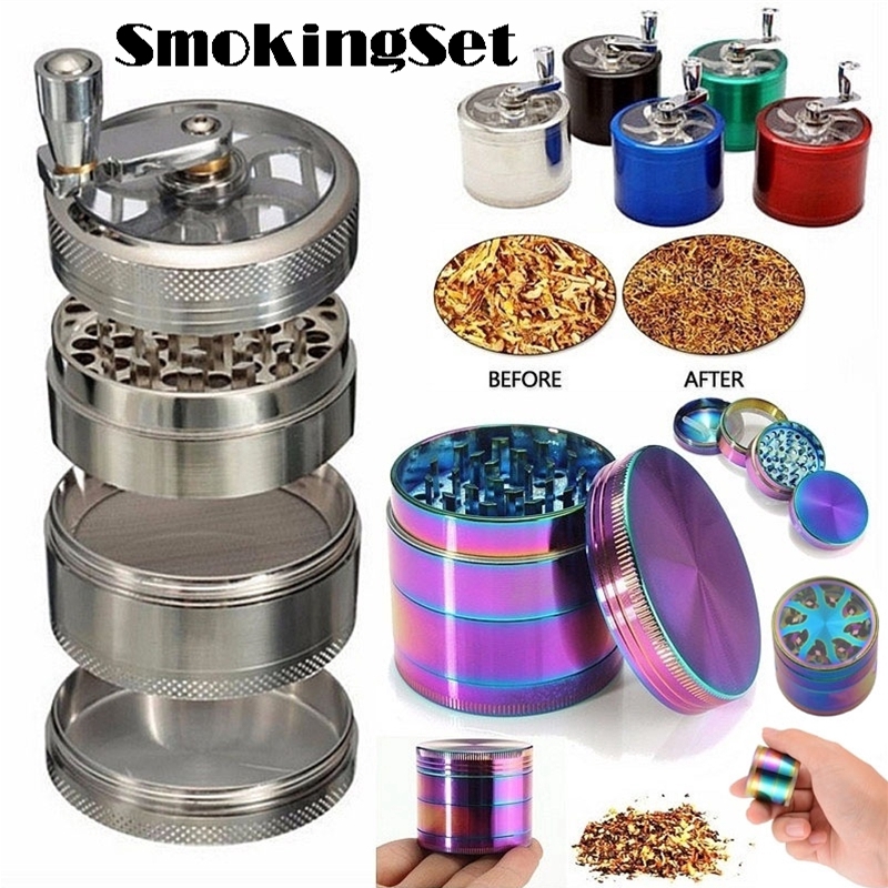 Grinders Collectibles Tobacco Grinder Leaf Herbal Herb Smoke Spice