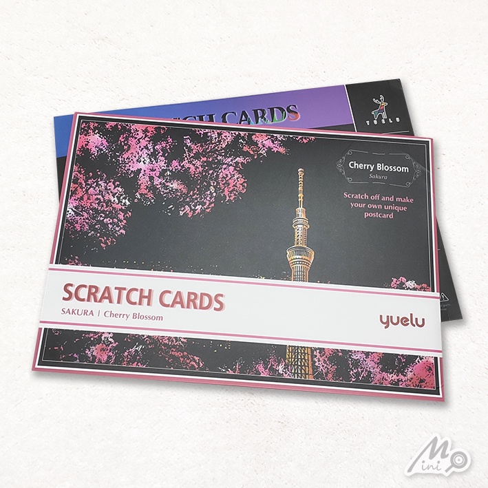 Yuelu A4 Scratch Drawing Painting City Night View Art Stress Relief 刮刮画