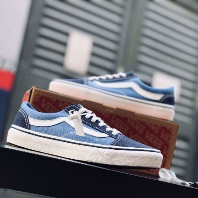 vans old school navy blue